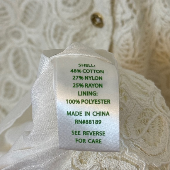 Lilly Pulitzer White Lace Dress - Picture 9 of 11